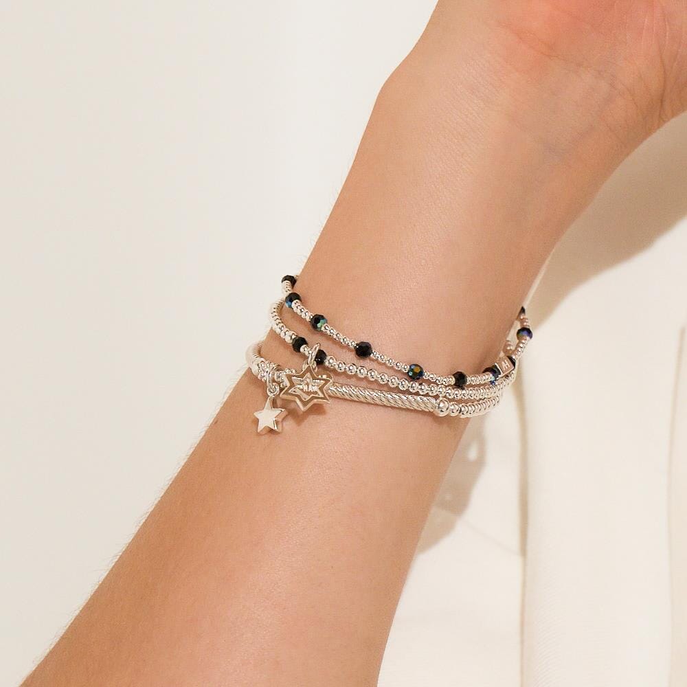 Glitz Silver Stack