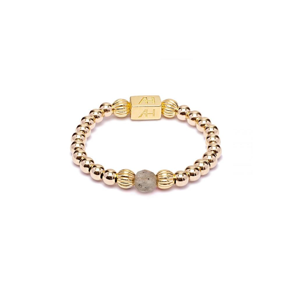 Aster Trio Gold Plated Ring Stack
