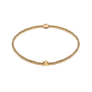 Solo Star Gold Plated Bracelet