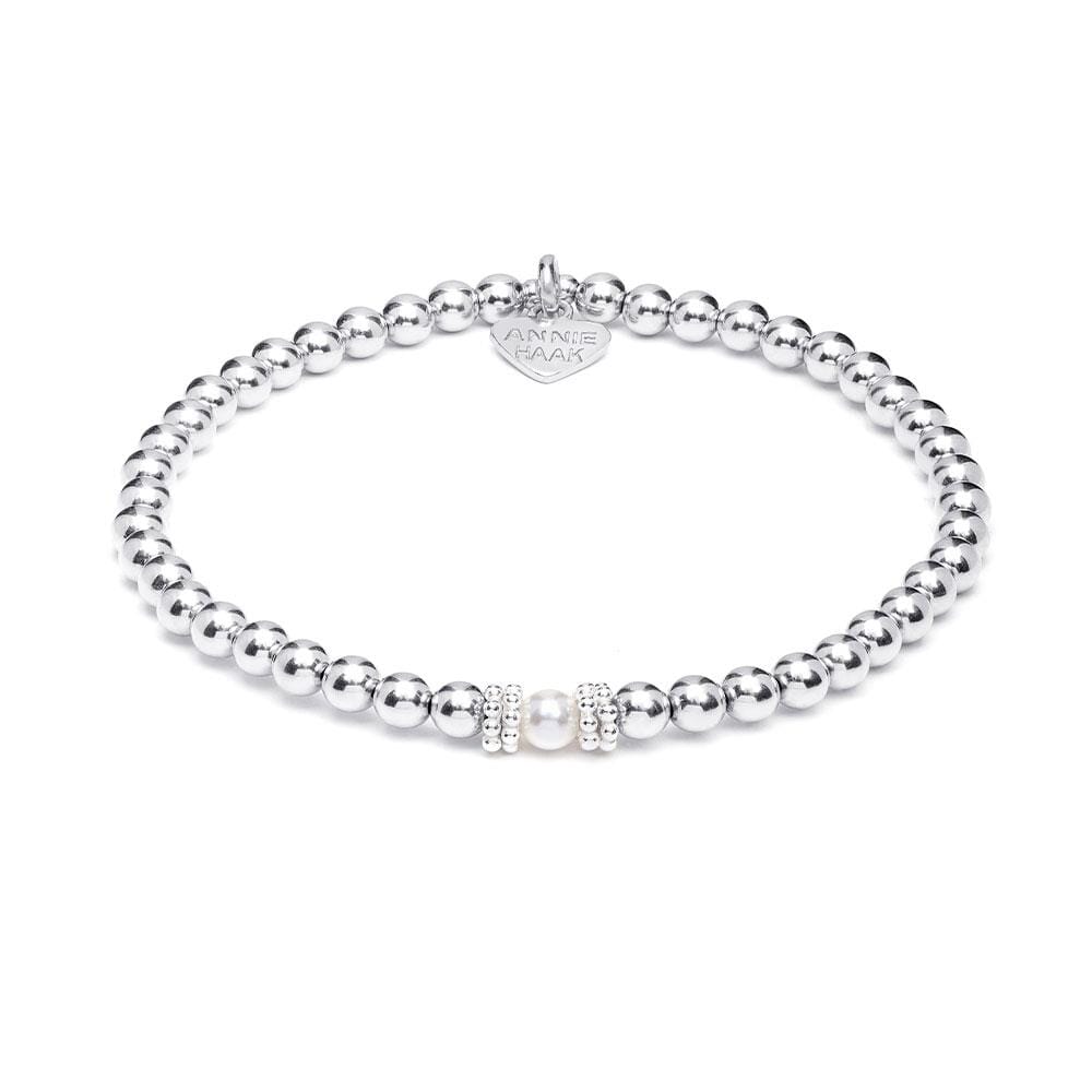 Precious Pearl Silver Bracelet Stack