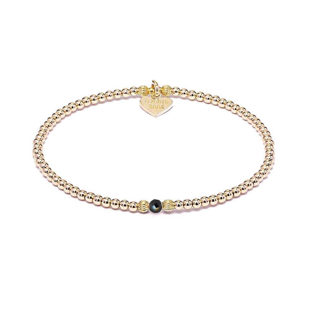 Silhouette Gold Plated Bracelet Stack