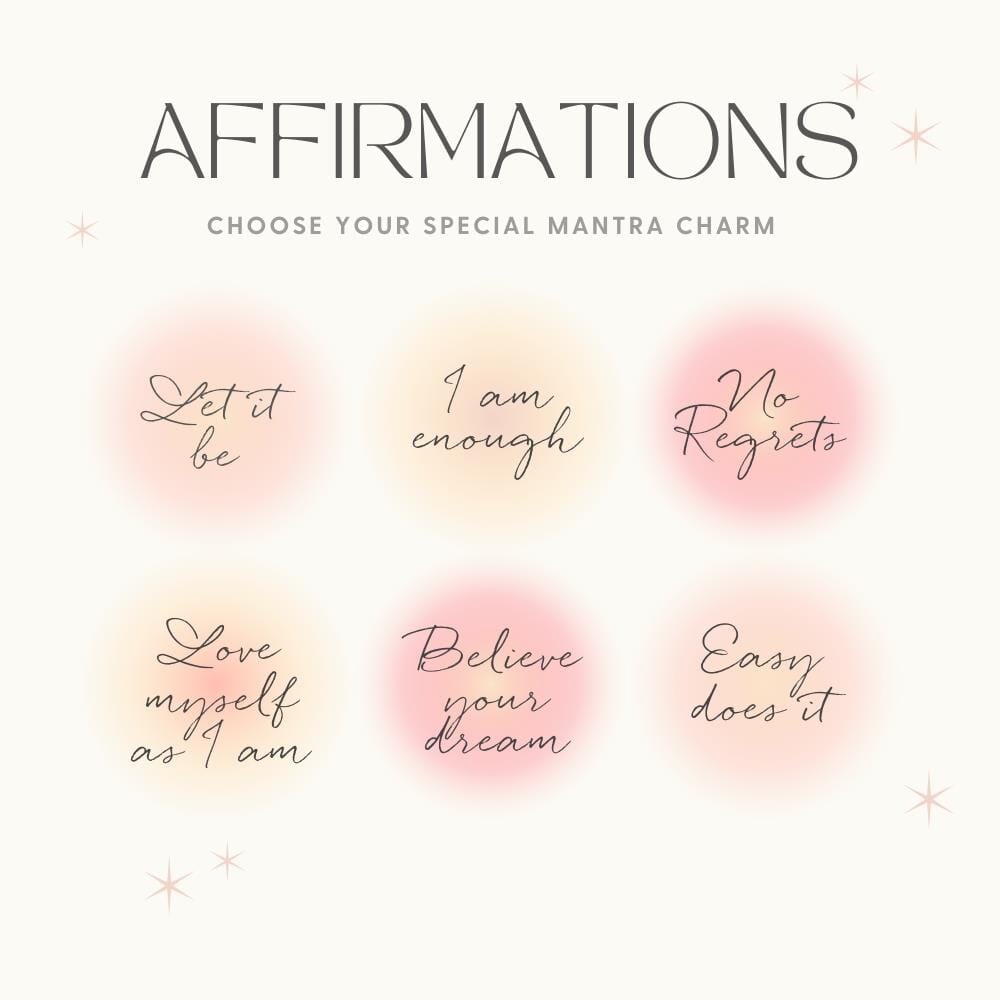 Outlet Affirmation Gold Plated Necklace - Choice of Quote