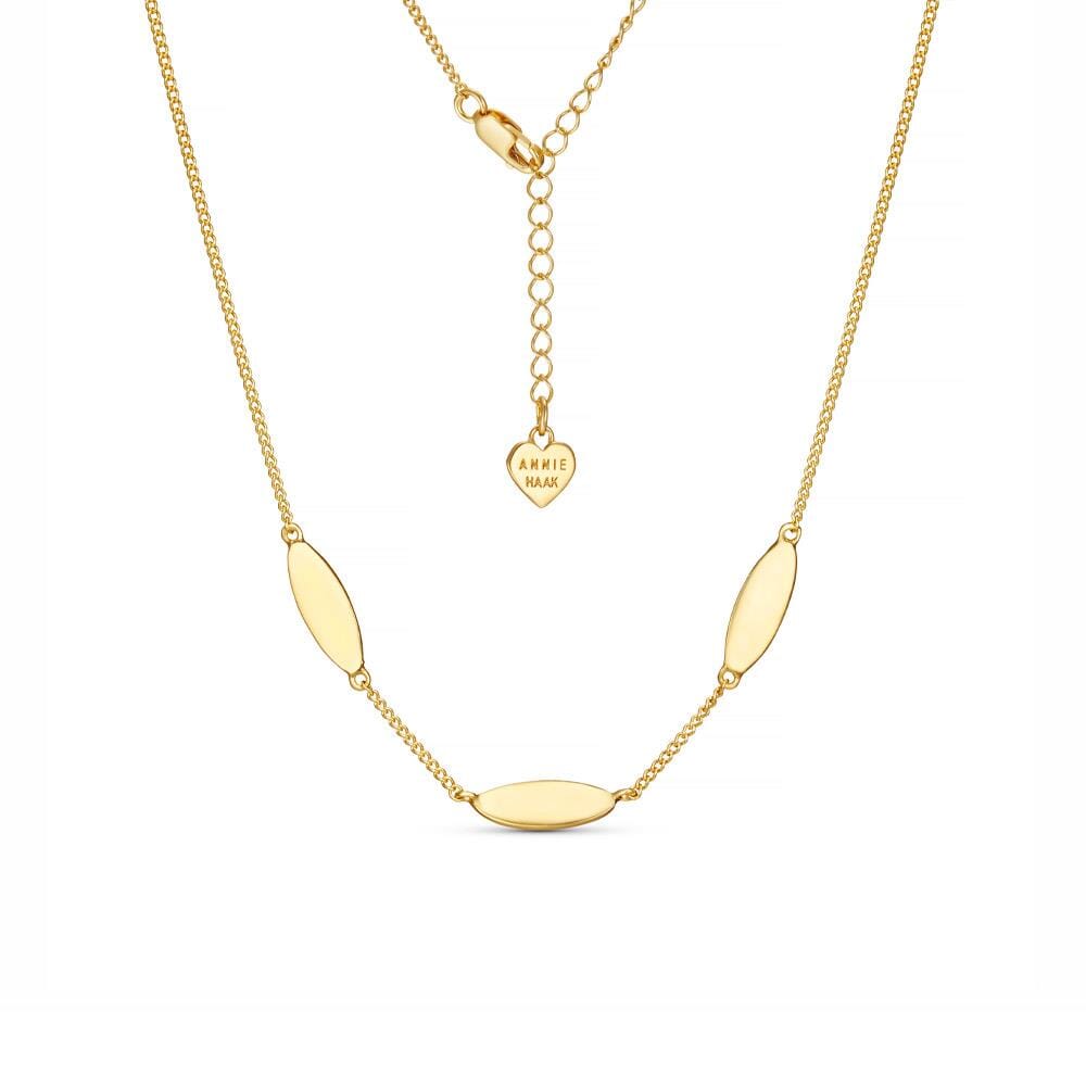 Stepping Stone Gold Plated Necklace