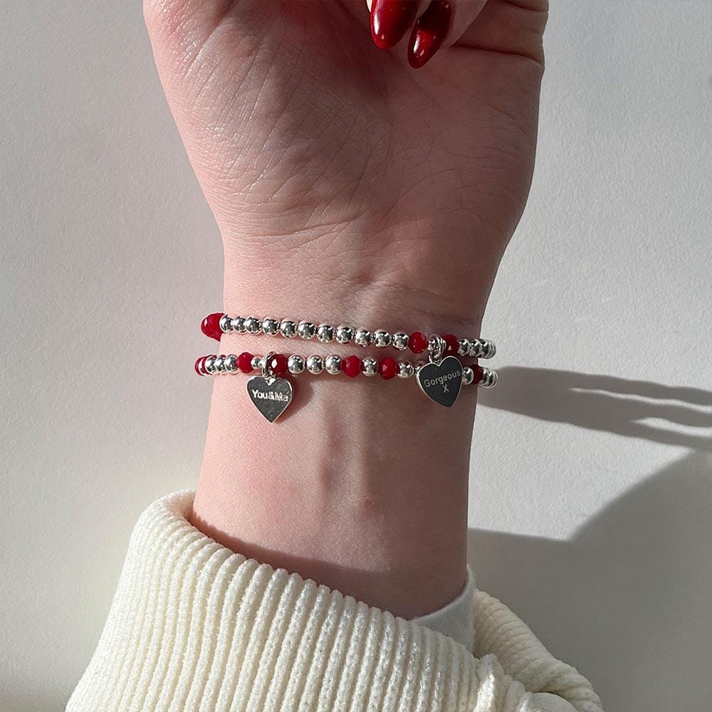 Outlet Gorgeous Valentine Silver Bracelet