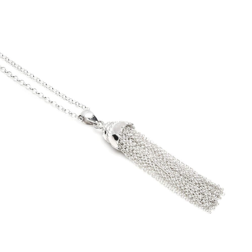 Gili Tassel Sterling Silver Necklace