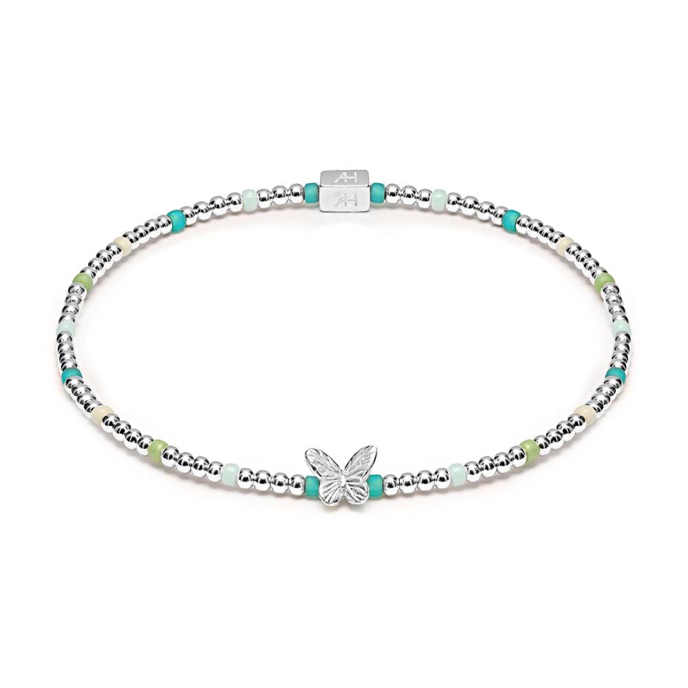 Papillon Silver Bracelet -  Turquoise