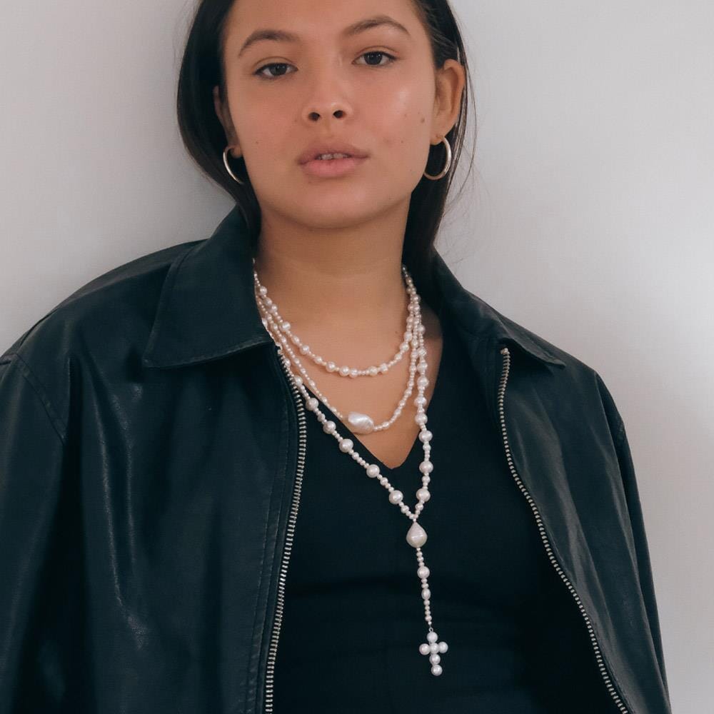 NU & MII Lulu Pearl Necklace