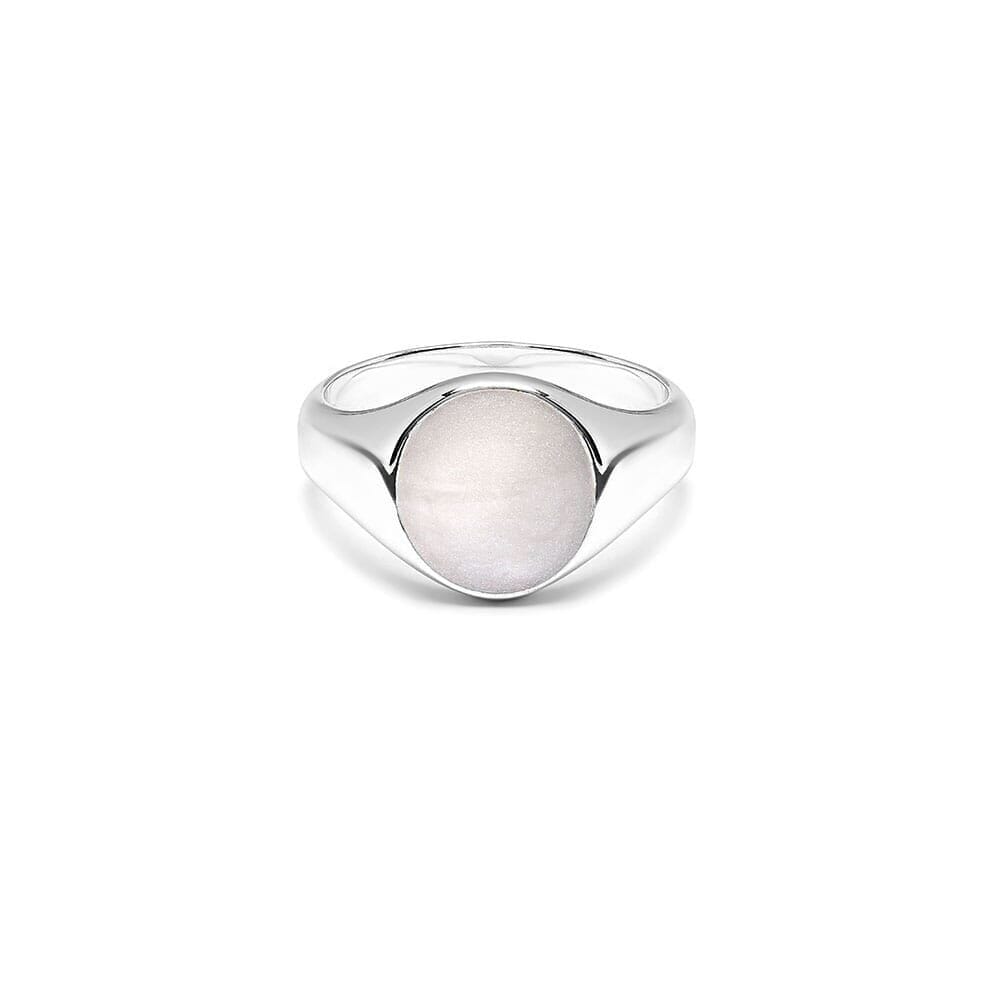 Silver pinky clearance signet ring