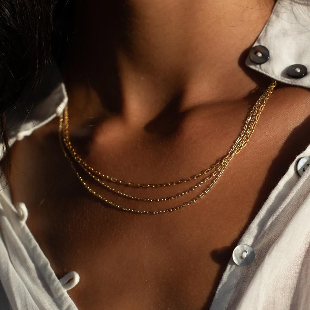 NU & MII Savi Gold Plated  Necklace