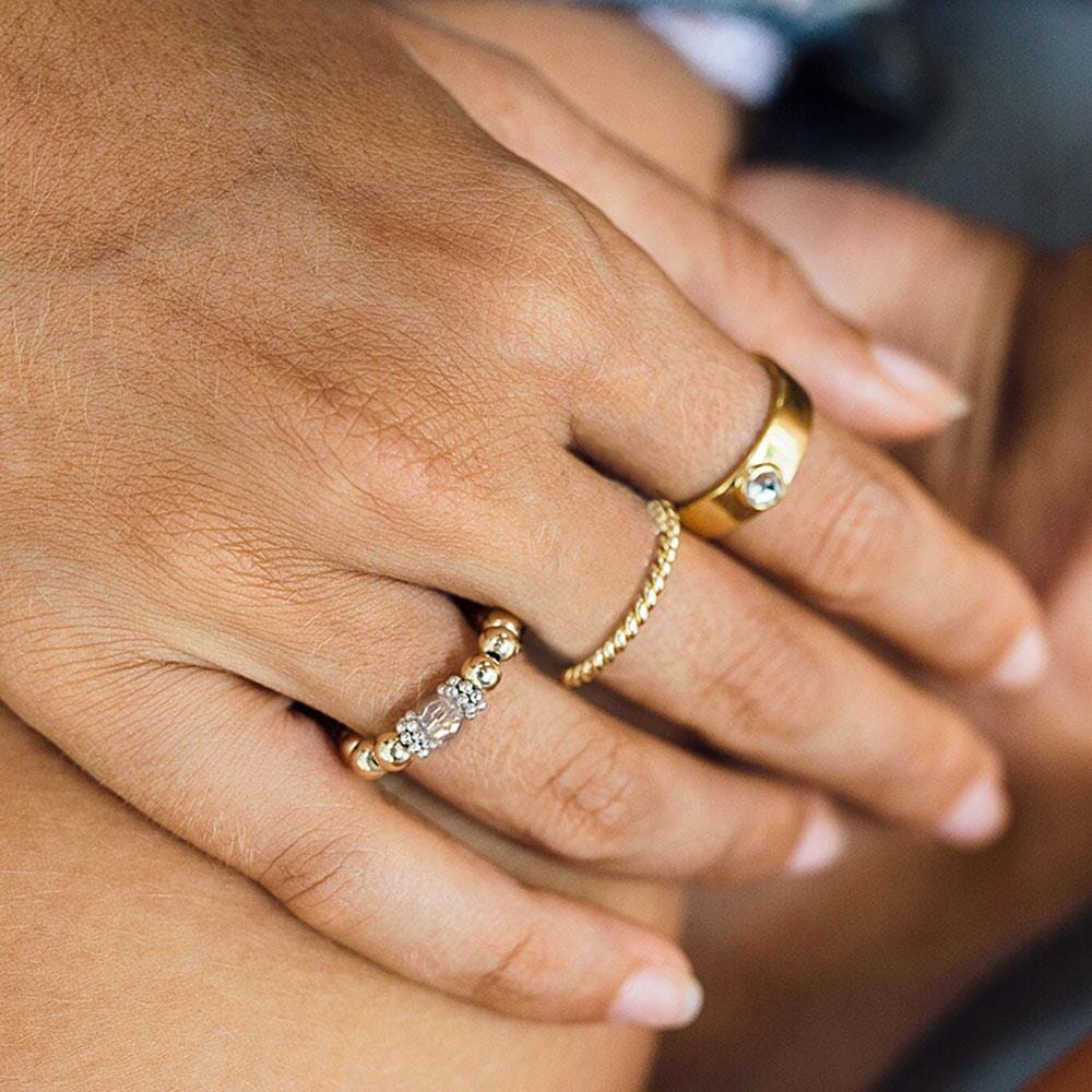 Seri Crystal Gold Ring