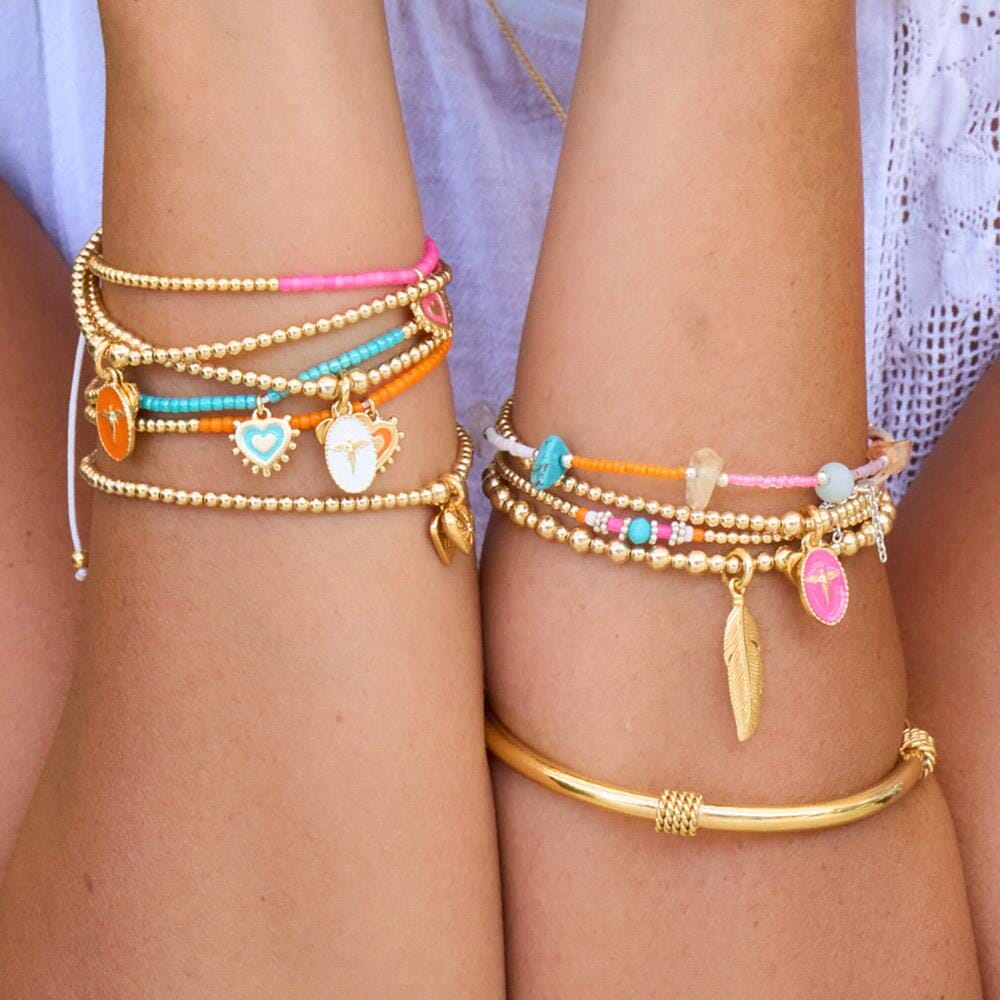 Oasis Gold Plated Bracelet Stack