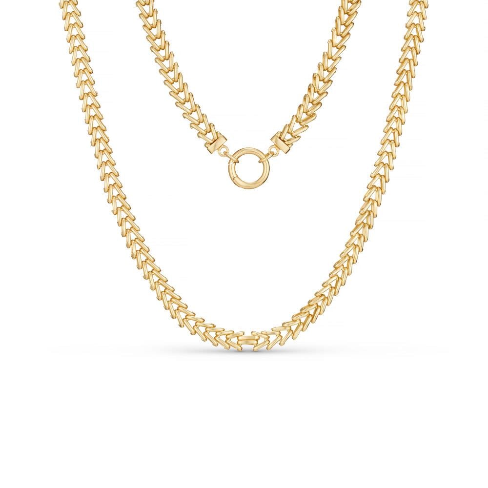 Herringbone Chain Gold Necklace NU&MII