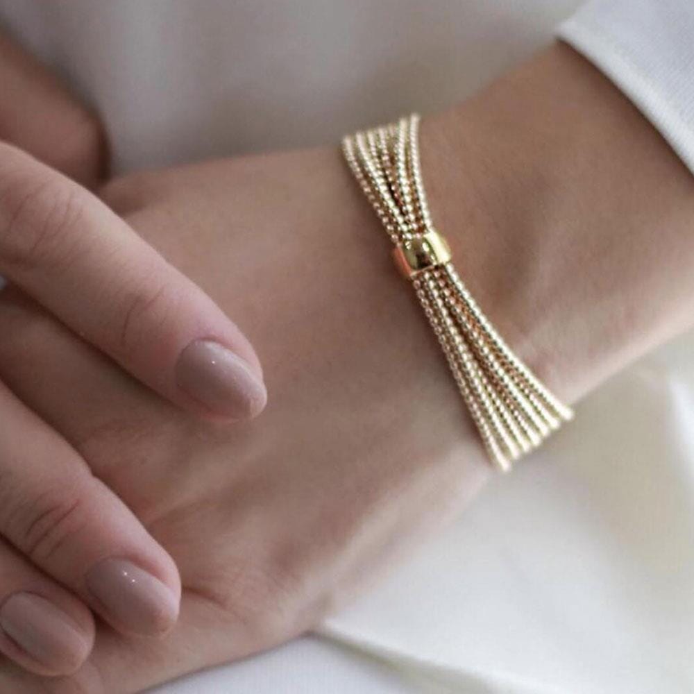 Lucki Gold Looped Bracelet