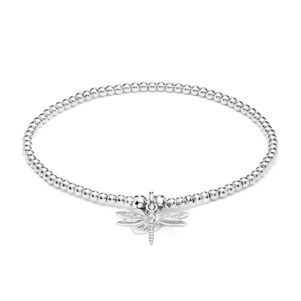 Santeenie Silver Charm Bracelet - Dragonfly