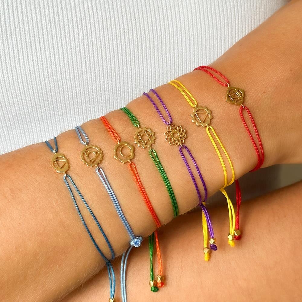 Solar Plexus Chakra Gold Friendship Bracelet - Yellow