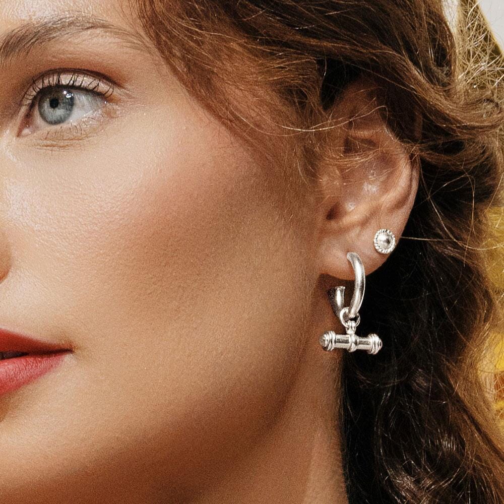 Nova Silver Stud Earrings