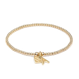 Santeenie Gold Plated Charm Bracelet - Initial