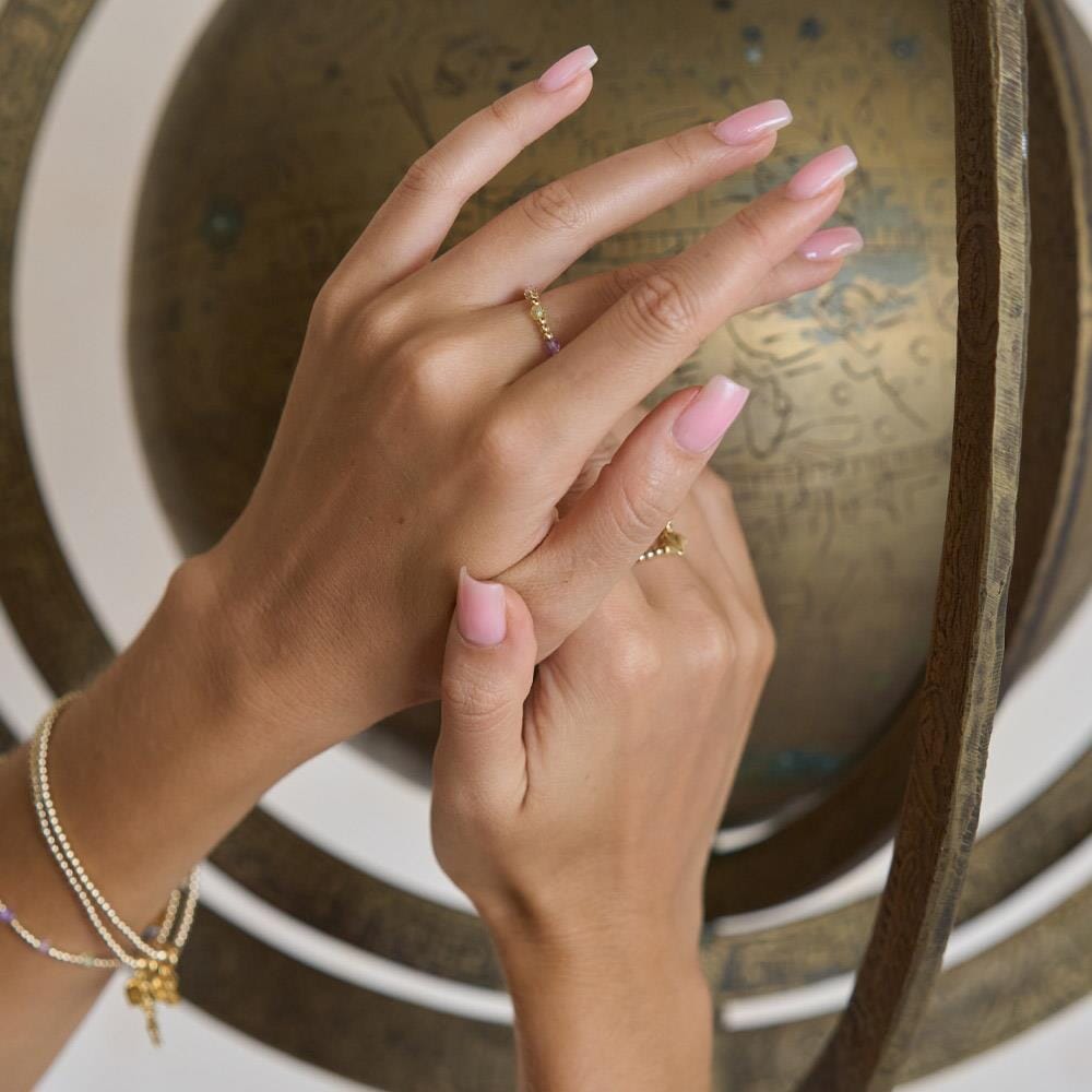 Mirage Pastel Gold Plated Ring