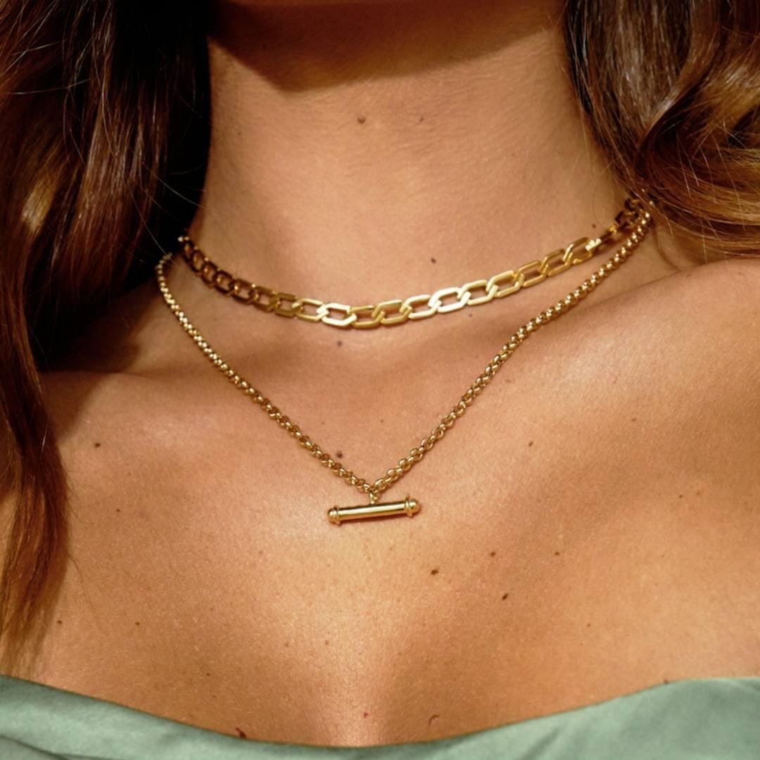 Outlet NU & MII Paloma Gold Plated Chain Necklace