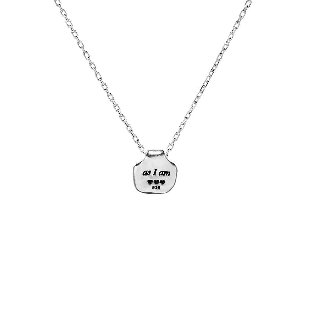 Outlet Affirmation Silver Necklace - Choice of Quote