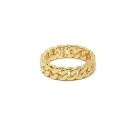 NU &MII 90s Chain Gold Ring