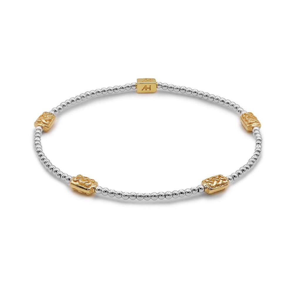 Fili Silver and Gold Plated Bracelet