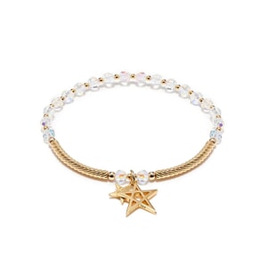 Harper Star Gold Plated Charm Bracelet