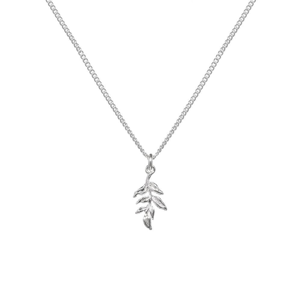 Leaf Silver Necklace