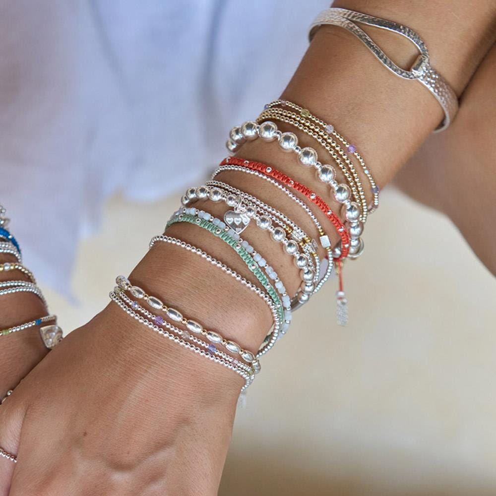 Mirage Pastel Silver Bracelet