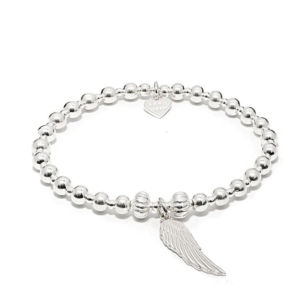 Silver angel deals wing bracelet