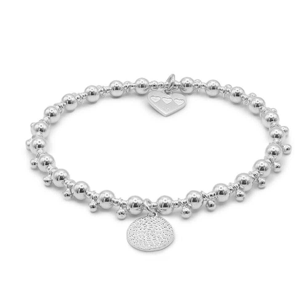 Creation Teardrop Silver Charm Bracelet - Preserve and Cherish