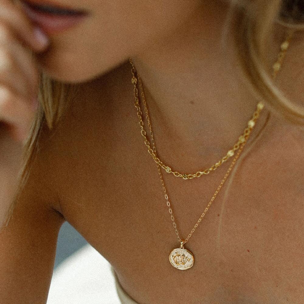 NU & MII Zodiac Gold Necklace