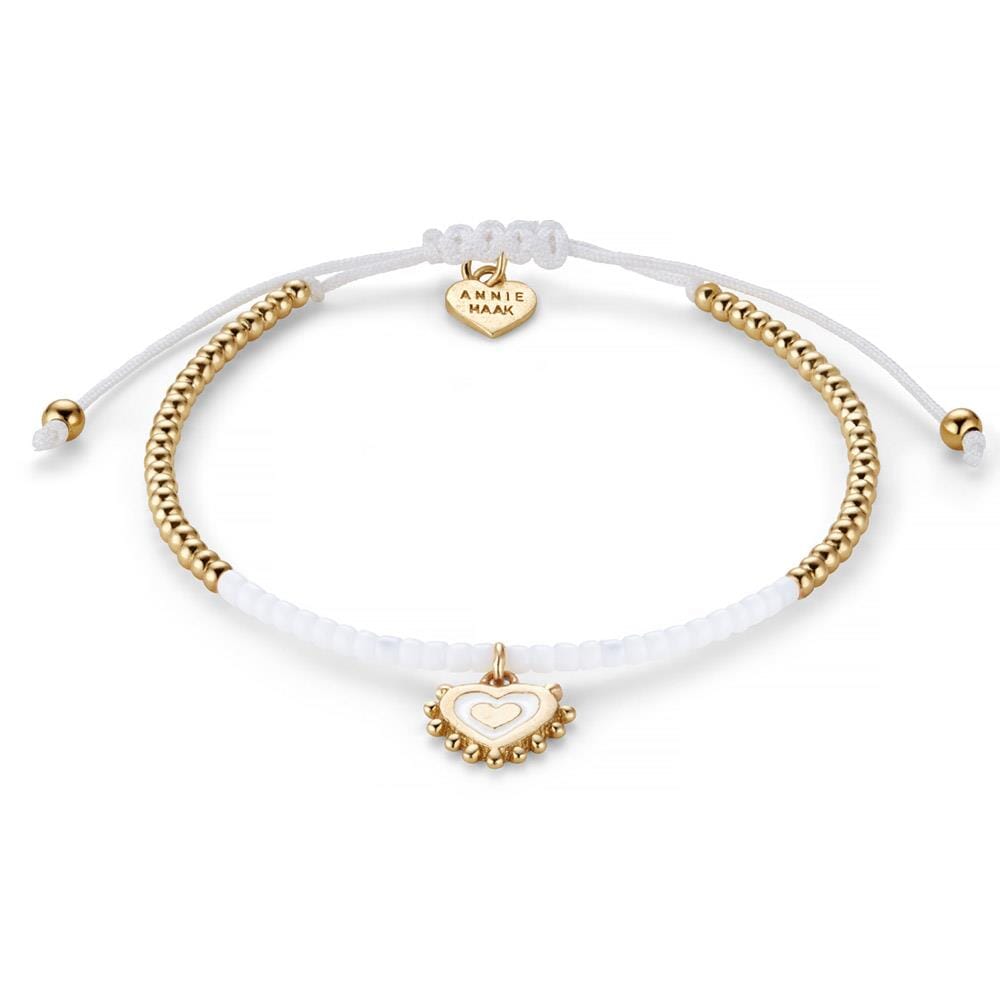 Enamel Heart Gold Plated Friendship Bracelet