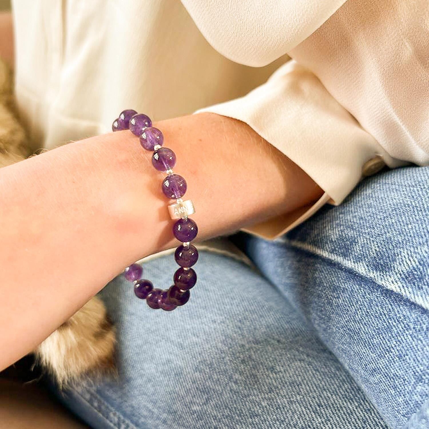 Precious Amethyst Bracelet