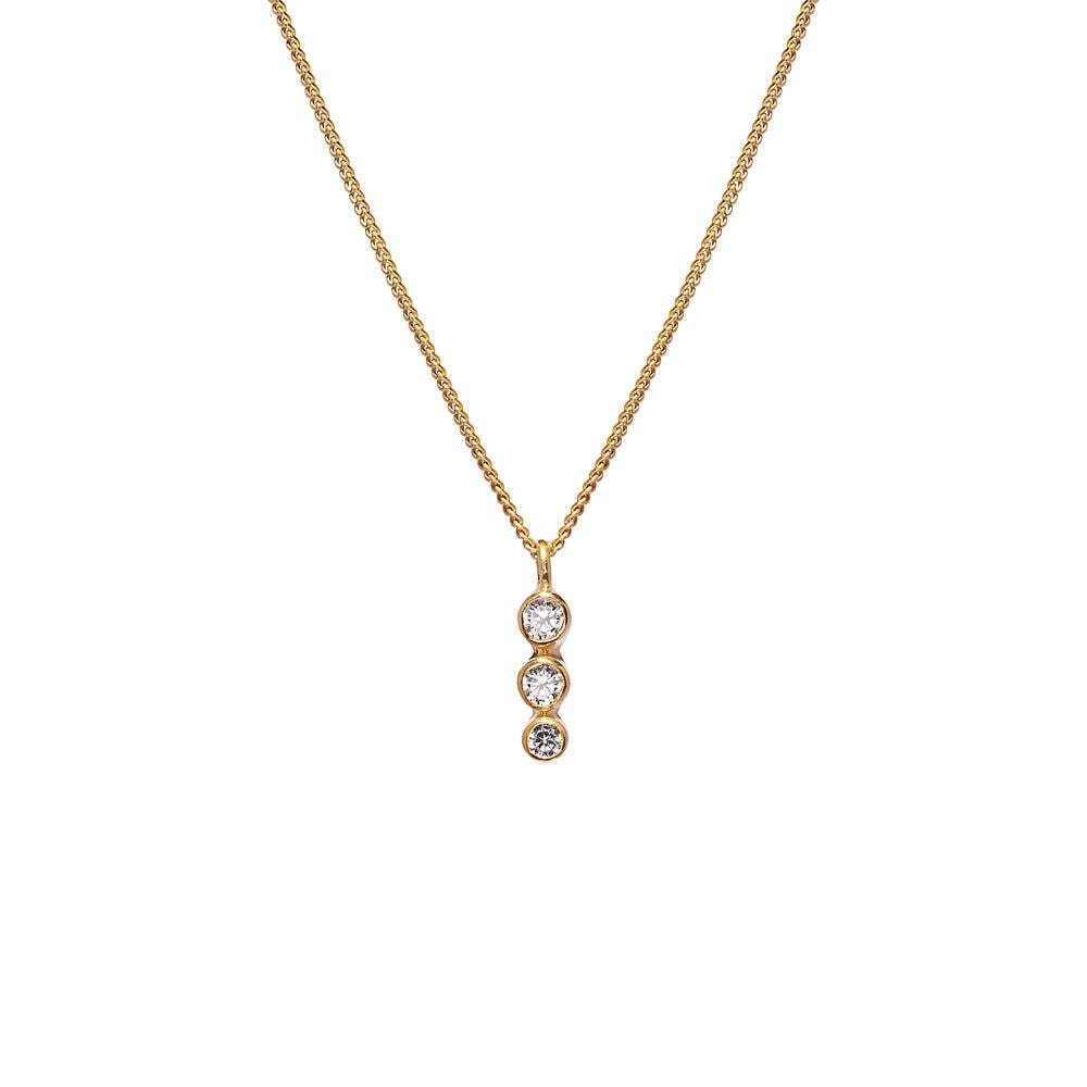 Vida Necklace featuring a Zirconia Charm Nu Mii