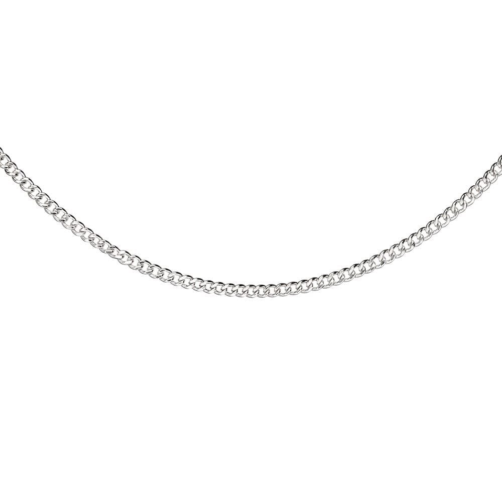 Outlet NU & MII Rosa Curb Chain Silver Necklace
