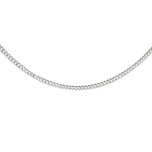 Outlet NU & MII Rosa Curb Chain Silver Necklace