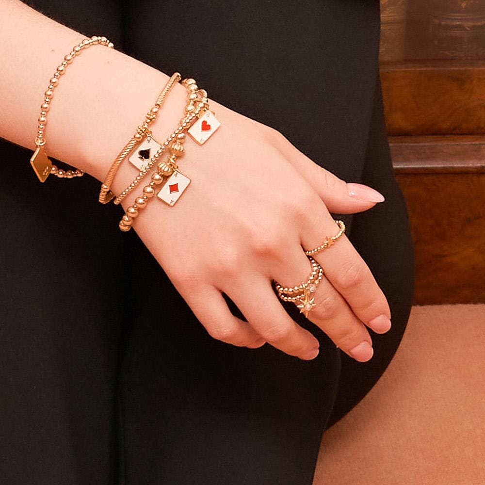Esther Gold Plated Ring Stack