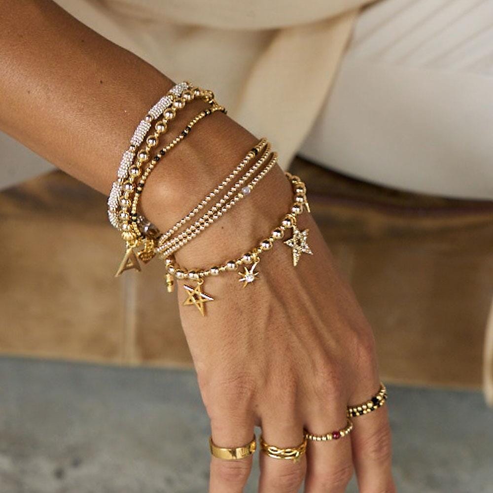 Aster Gold Bracelet - Opalite Moonstone