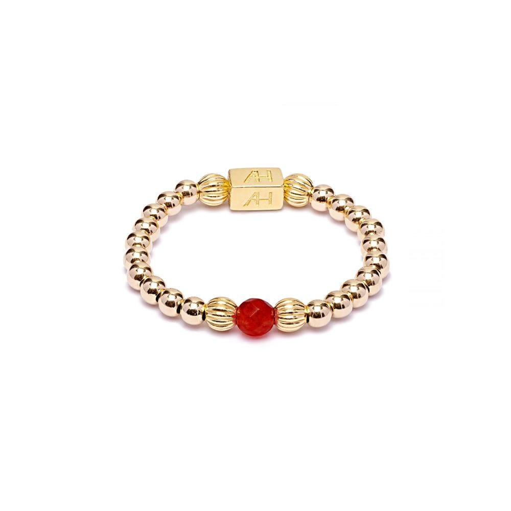 Aster Trio Gold Plated Ring Stack