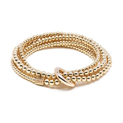 Wrap style Gold looped Bracelet