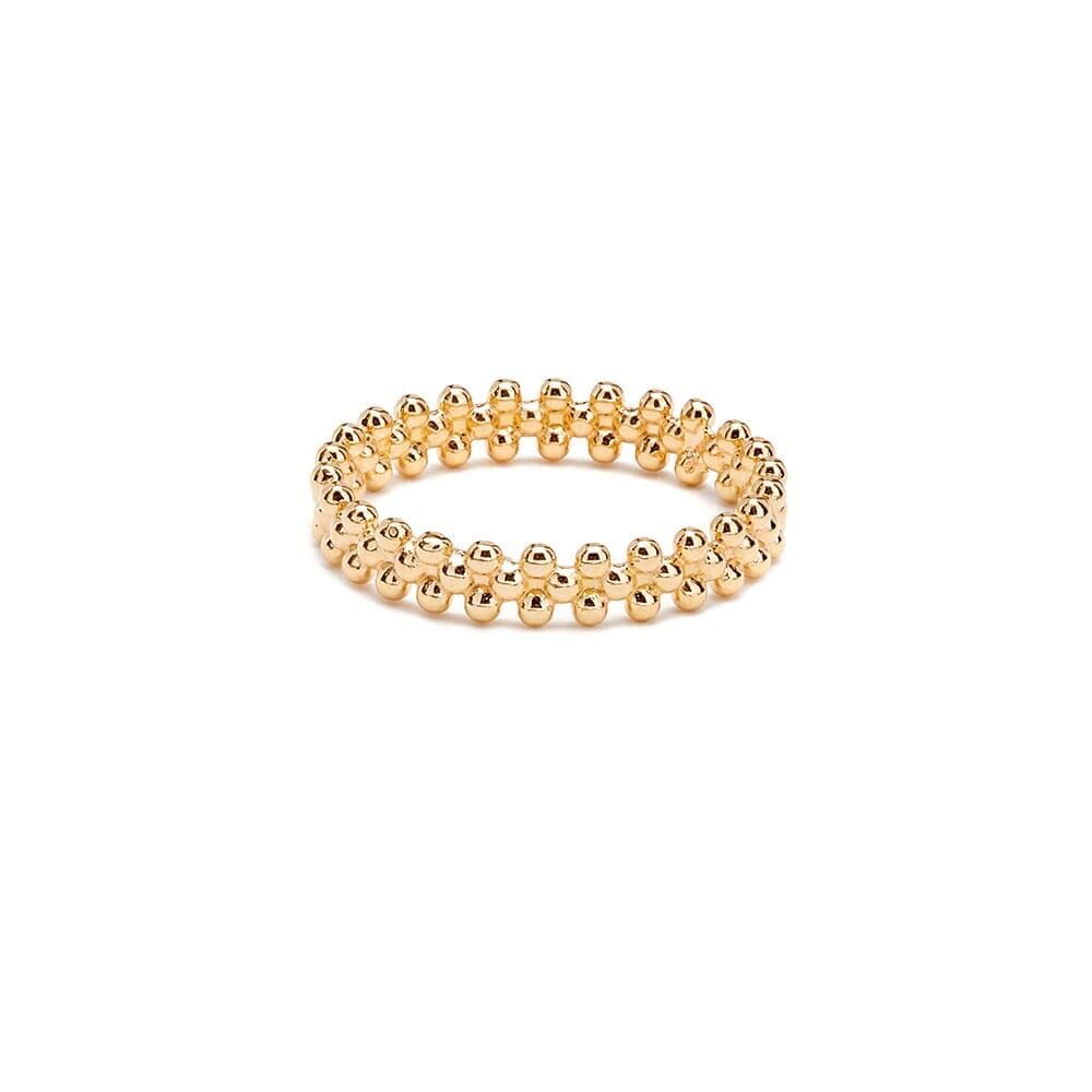 Outlet NU & MII Amelia Gold Plated Ring