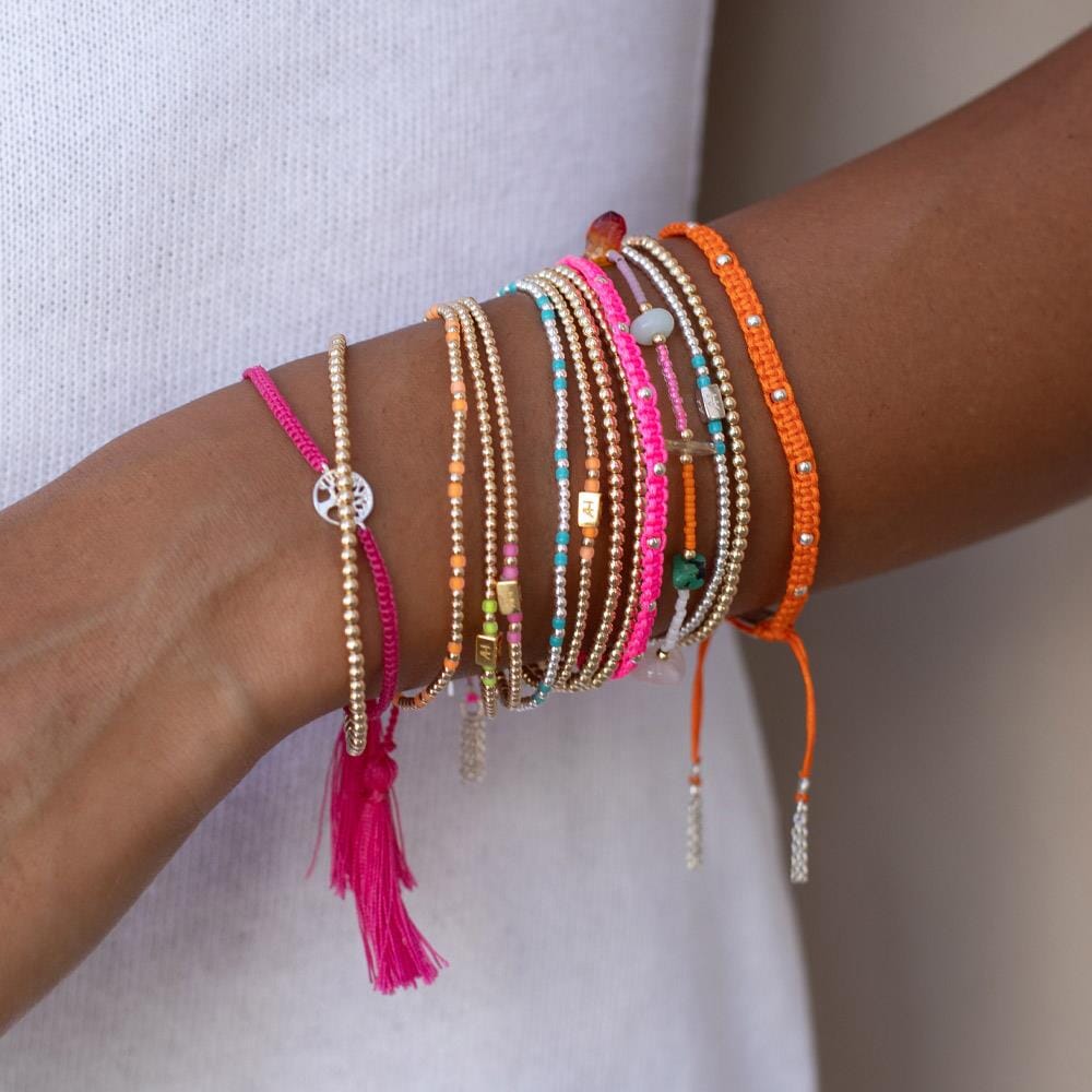Serasi Neon Gold Plated Bracelet - Choice of Colour