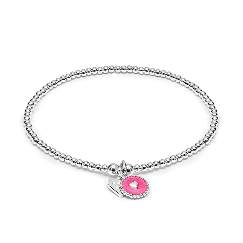 Kaleidoscope Silver Bracelet Stack - Choice of Colour