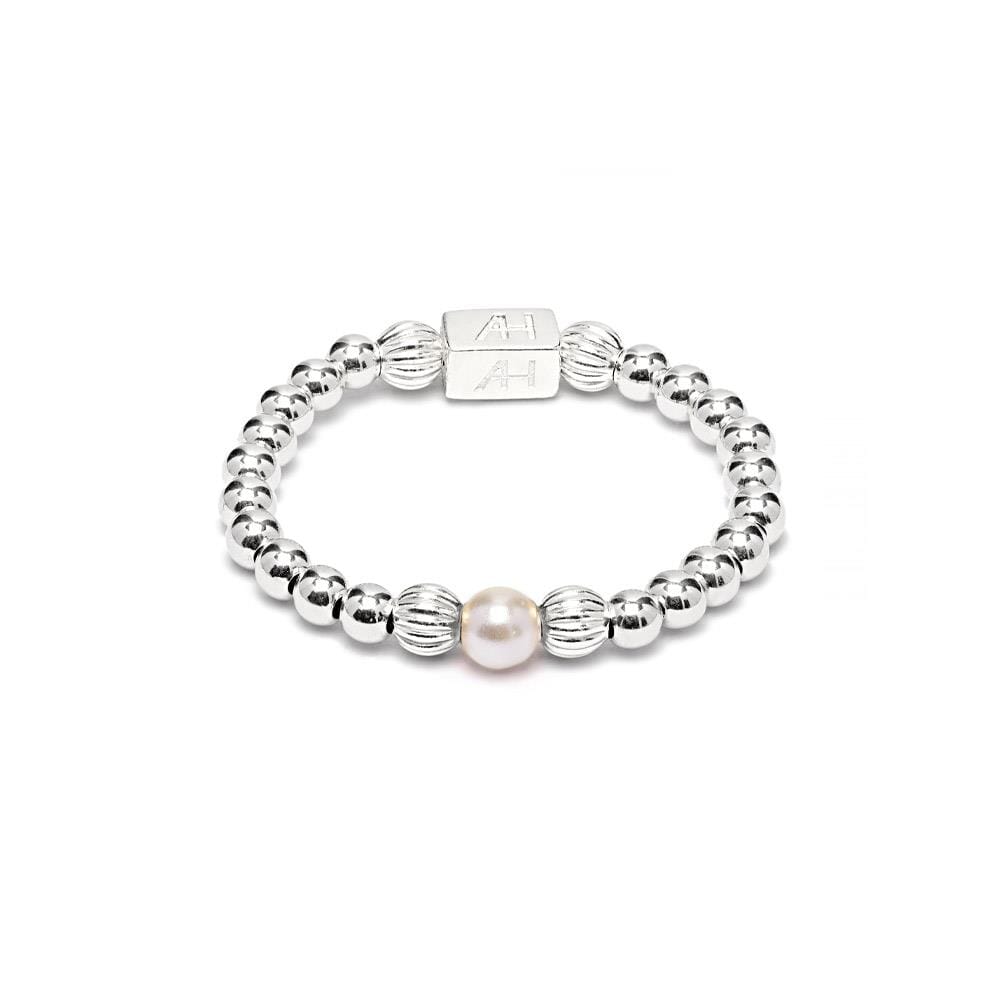 Aster Silver Ring - Pearl