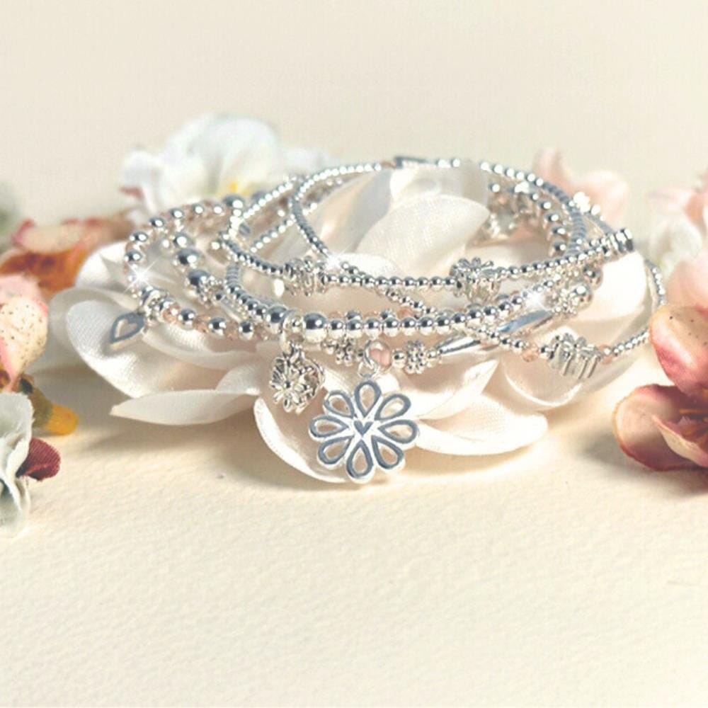 Bunch of Flowers Bracelet Stack
