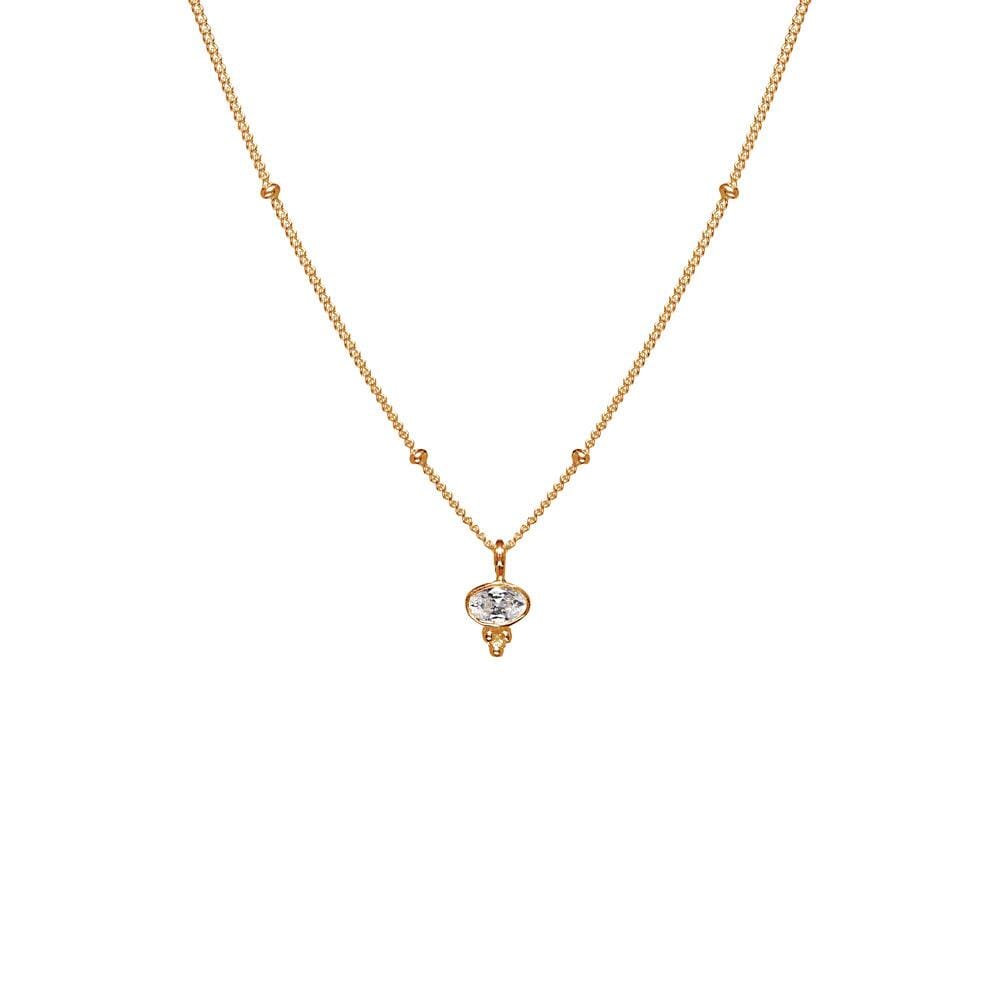 NU & MII Clemmie Gold Plated Necklace