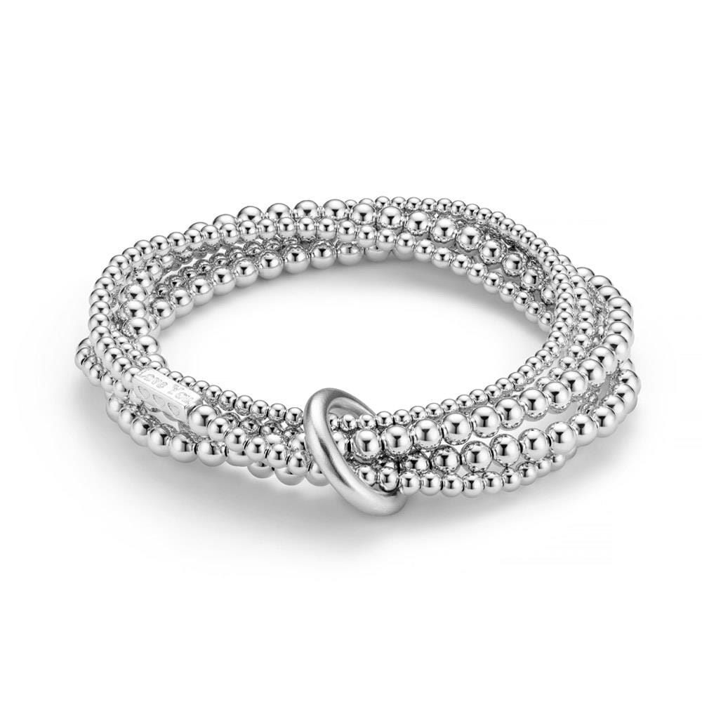 Personalised Yard of Love Silver Bracelet