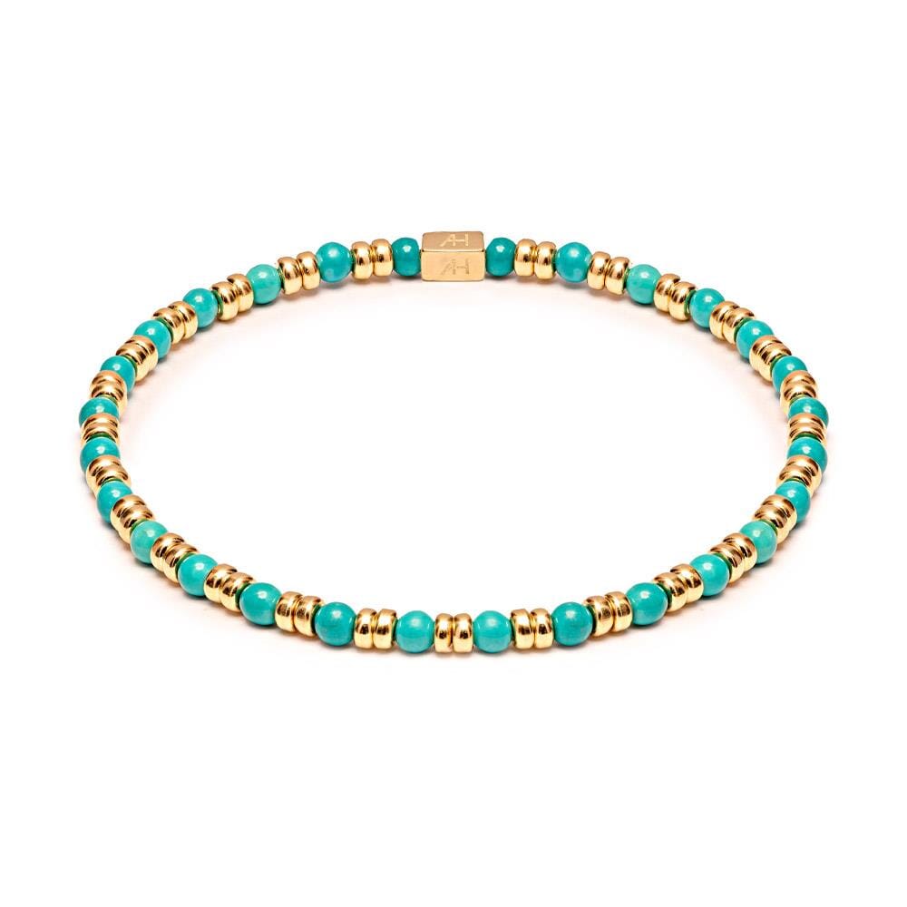 Joy Turquoise Gold Plated Bracelet