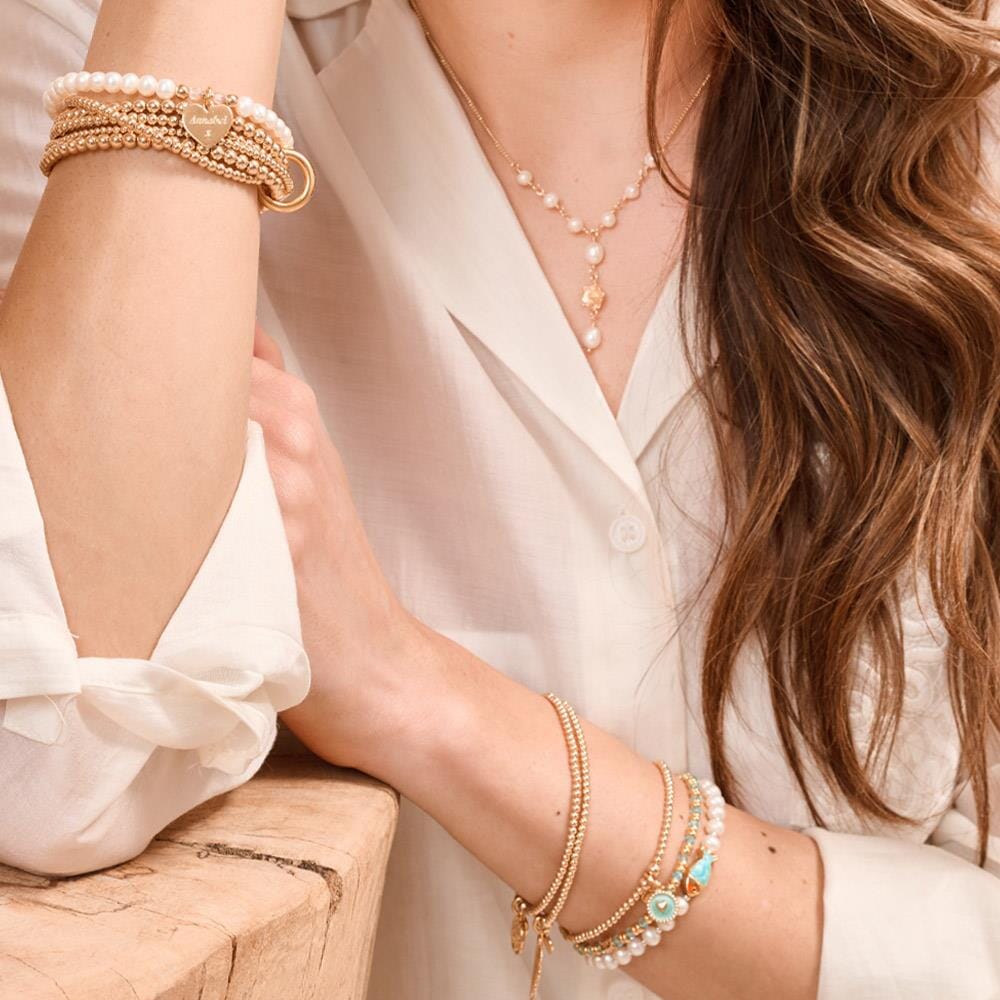 Poppy Pearl Gold Plated Necklace